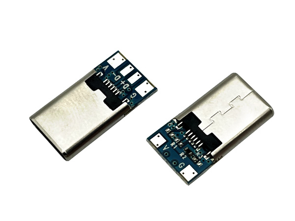 TYPE-C-12PIN-公座10K-56K-电阻四个焊盘